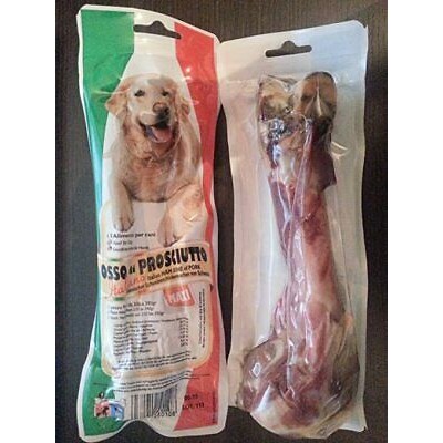 10 OSSO DI PROSCIUTTO PER CANI SOTTOVUOTO 8022136108605-0