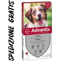 ADVANTIX BAYER SPOT-ON CANI DA 10 A 25 KG SCADEN 2023  4 pipette DA € 22,47 CAD. 