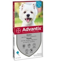 ADVANTIX BAYER SPOT-ON CANI da 4 a 10 kg SCADEN 2023 - 4 pipette DA € 20,10 CAD. 