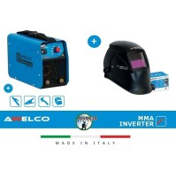 AWELCO SALDATRICE INVERTER 130 A AMP mod. ARC 150 + CASCO ELMETTO DI PROTEZIONE 8004386519158