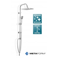 COLONNA DOCCIA CON SALISCENDI DOCCETTA E SOFFIONE QUADRO MIX SQUARE METAFORM 8003062090325