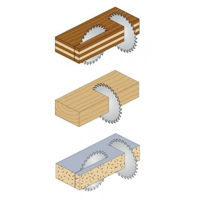 DISCO LAMA PER TAGLIO TRAVERSO VENA LEGNO Ø 250 x 3,2/2,2 x 30 mm PROFESSIONALE 8019296007282-0