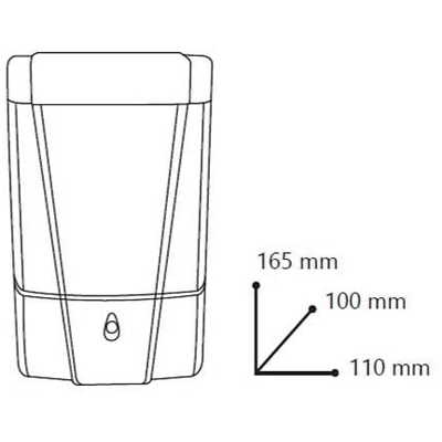 DISPENSER EROGATORE AUTOMATICO PER SAPONE GEL LIQUIDO IGIENIZZANTE 700 ml VAMA 8033267174285-1