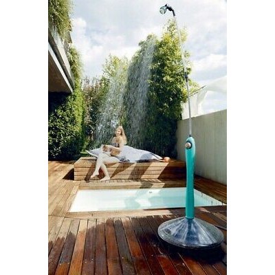 DOCCIA SOLARE CON MISCELATORE PER ESTERNO DA GIARDINO SUNNY STYLE MADE IN ITALY 8004779019159-1