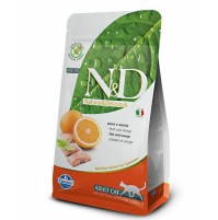 FARMINA N&D GRAIN FREE ADULT GATTO PESCE E ARANCIA 