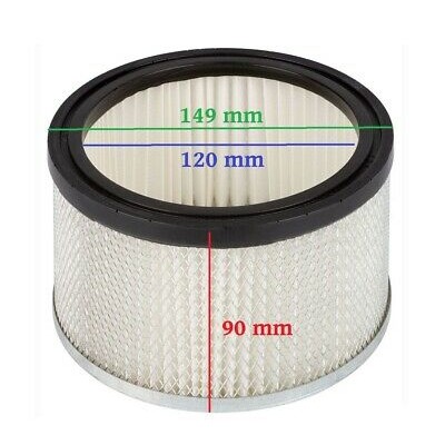 FILTRO HEPA DI RICAMBIO PER BIDONE ASPIRACENERE POWERPLUS POWX3000 POWX3000B 5400338092916-0