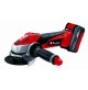 FLEX SMERIGLIATRICE ANGOLARE Ø 115 mm CON 1 BATTERIA A LITIO 18V 3,0 Ah EINHELL 