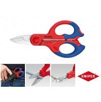 FORBICE FORBICI DA ELETTRICISTA ELETTRICISTI CON CUSTODIA KNIPEX 95 05 155 SB 4003773077725