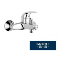 GROHE - RUBINETTO MONOCOMANDO MISCELATORE VASCA SERIE EUROECO OTTONE CROMATO 