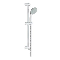 KIT ASTA SALISCENDI TUBO E DOCCETTA DOCCIA GROHE TEMPESTA 100 A 3 GETTI CROMATO 