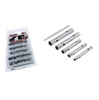 KREATOR - SET SERIE 6 PEZZI CHIAVI A TUBO CON ASTA da 8 a 19 mm - art. KRT506003 5400338063701