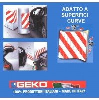 PANNELLO ADESIVO ANTIURTO JOLLY GEKO BOX BIANCO ROSSO 32 X 40 CM GARAGE AUTO 8014846001024