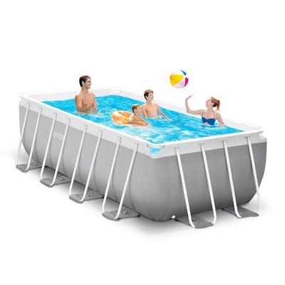 PISCINA RETTANGOLARE CON STRUTTURA FUORI TERRA 400x200xh122 cm INTEX + ACCESSORI 6941057420493-0