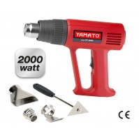 PISTOLA TERMICA CON ACCESSORI 2000W YAMATO SVERNICIATORE TERMOSOFFIATORE 8000071913492