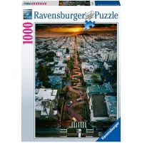 Puzzle 1000 Pezzi Lombard Street San Francisco Ravensburger 16732 4005556167326