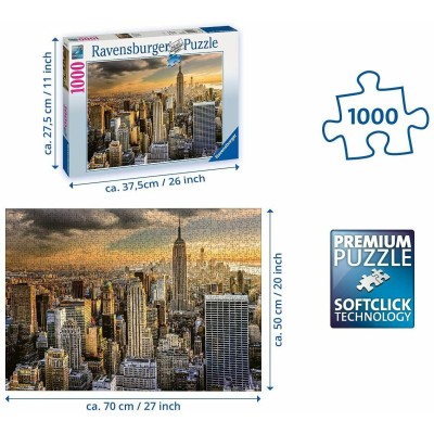 Puzzle 1000 Pezzi Maestosa New York Ravensburger 19712 4005556197125-0