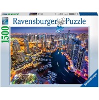 Puzzle 1500 Pezzi Skyline Dubai nel Golfo Persic Ravensburger 16355 4005556163557