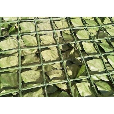 ROTOLO SIEPE SINTETICA ARTIFICIALE EDERA FOGLIA LAURO 3 x 1 mt 300 x 100 cm 8015234214682-1