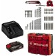 TRAPANO AVVITATORE A  BATTERIA LITIO 18V 2,5 Ah + VALIGETTA 69 ACCESSORI EINHELL 4006825655063