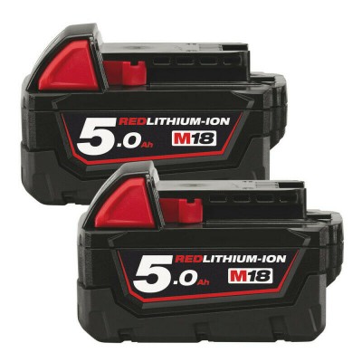 TRAPANO AVVITATORE CON PERCUSSIONE A 2 BATTERIA 18V 5,0 Ah FUEL M18 MILWAUKEE 4058546347031-1